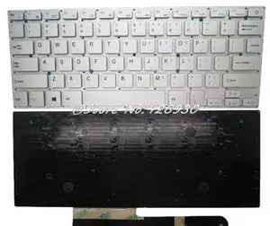 Laptop Keyboard For Positivo Motion White Q432A English US Silver NO Frame Laptop Keyboard For Positivo Motion White Q432A English US Silver NO Frame