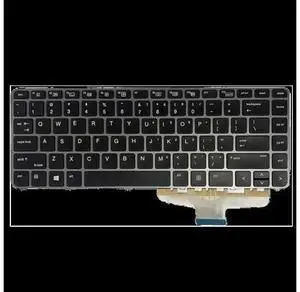 US Backlit Positivo Notebook Keyboard Dns Clevo for HP ELIteBook FOLIO 1040 G3 with Silver Frame US Backlit Positivo Notebook Keyboard Dns Clevo for HP ELIteBook FOLIO 1040 G3 with Silver Frame