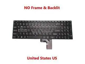 Laptop US Backlit Keyboard For ENZ For Gamebook K36 X36 N36 DK348A-B US 343480007 YX-K2010 English US NO Frame & Backlit Laptop US Backlit Keyboard For ENZ For Gamebook K36 X36 N36 DK348A-B US 343480007 YX-K2010 English US NO Frame & Backlit