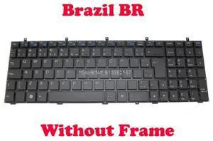 Laptop BR Keyboard For CLEVO W350ET W350ETQ W350SKQ W350SSQ W350STQ W355SDQ W355SSQ W355STQ W370ET W370SK W370SS W370SSQ W370ST Laptop BR Keyboard For CLEVO W350ET W350ETQ W350SKQ W350SSQ W350STQ W355SDQ W355SSQ W355STQ W370ET W370SK W370SS W370SSQ W370ST