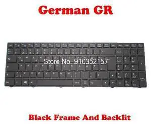 GR Keyboard For CLEVO N250 N250GU N252GU N250WU N350DV N350DW N350TV N350TW N550RC1 N550RN N551RC N650DU German Black Backlit GR Keyboard For CLEVO N250 N250GU N252GU N250WU N350DV N350DW N350TV N350TW N550RC1 N550RN N551RC N650DU German Black Backlit