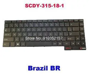Laptop BR Layout Keyboard For SCDY-315-18-1 Brazil BR NO Frame 100% Laptop BR Layout Keyboard For SCDY-315-18-1 Brazil BR NO Frame 100%