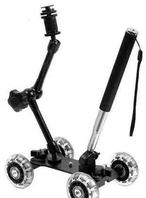 Camera Table Slider Dolly Desktop Mini Video Car Stabilizer For DSLR Camera Camera Table Slider Dolly Desktop Mini Video Car Stabilizer For DSLR Camera