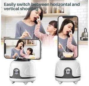 Smart Follow-Up Tracking Pan Smart Auto Tracking Mount Face Tracking with Phone Holder Table Gimbal Stabilizer for Vlogging Smart Follow-Up Tracking Pan Smart Auto Tracking Mount Face Tracking with Phone Holder Table Gimbal Stabilizer for Vlogging