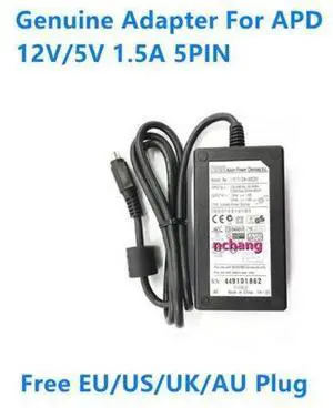 5V 12V 1.5A 5PIN APD DA-30C01 AcBel AD6008 Power Supply AC Adapter For SAMSUNG SE-W164 WD6400E035-00 HARD DRIVE Charger 5V 12V 1.5A 5PIN APD DA-30C01 AcBel AD6008 Power Supply AC Adapter For SAMSUNG SE-W164 WD6400E035-00 HARD DRIVE Charger