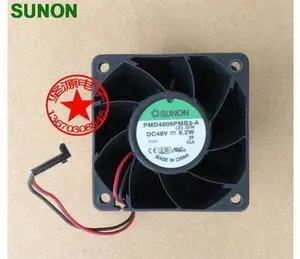 For Sunon fan 6038 48V 6.2W PMD4806PMB3-A 2 -line axial cooling fans For Sunon fan 6038 48V 6.2W PMD4806PMB3-A 2 -line axial cooling fans