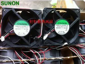 For Sunon PMD2412PMB1-A 12CM double ball bearing fan 24v 18.2W server inverter cooling fan For Sunon PMD2412PMB1-A 12CM double ball bearing fan 24v 18.2W server inverter cooling fan