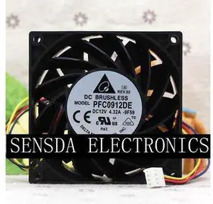 IP68 waterproof cooling fan for delta PFC0912DE 9238 12V 3.72A 200CFM 8100RPM powerful fan IP68 waterproof cooling fan for delta PFC0912DE 9238 12V 3.72A 200CFM 8100RPM powerful fan