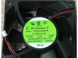 CNDC24B7R 4,8 W 0.2A 24V 12cm 12038*120*120*38 MM 2 convertidor de cables fan envío gratis CNDC24B7R 4,8 W 0.2A 24V 12cm 12038*120*120*38 MM 2 convertidor de cables fan envío gratis
