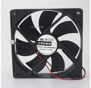 12025 AGE12025B24MF DC24V 0.31A ordenador industrial inversor fan envío gratis 12025 AGE12025B24MF DC24V 0.31A ordenador industrial inversor fan envío gratis