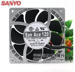 For Sanyo 9SG1212P1G06 9SG1212P1G03 12cm high temperature fan speed fan violence 12038 12V 4A powerful 120*120*38mm For Sanyo 9SG1212P1G06 9SG1212P1G03 12cm high temperature fan speed fan violence 12038 12V 4A powerful 120*120*38mm