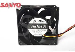For Sanyo 9GV0812P1H031 8038 80mm 8cm DC 12V 3A high speed winds of fan violence For Sanyo 9GV0812P1H031 8038 80mm 8cm DC 12V 3A high speed winds of fan violence