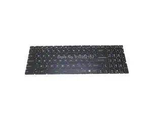 Laptop Backlit MS-17EK Keyboard For MSI Alpha 17 Alpha 17 A4DEK / Alpha 17 A4DEK-006 / Alpha 17 A4DE 17.3' English US Black Laptop Backlit MS-17EK Keyboard For MSI Alpha 17 Alpha 17 A4DEK / Alpha 17 A4DEK-006 / Alpha 17 A4DE 17.3' English US Black