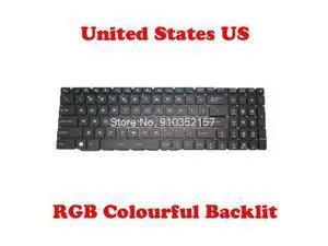 US RGB Backlit Keyboard For MSI GE76 Dragon Tiamat V195122AK1 GE76 Raider MS-17K3 MS17K3 English US Colourful Backlit US RGB Backlit Keyboard For MSI GE76 Dragon Tiamat V195122AK1 GE76 Raider MS-17K3 MS17K3 English US Colourful Backlit