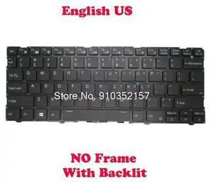 US With Backlit Keyboard For CLEVO L140CU L141CU L140MU L141MU English US NO Frame US With Backlit Keyboard For CLEVO L140CU L141CU L140MU L141MU English US NO Frame