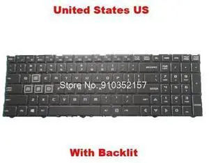Laptop No Backlit Paper Keyboard For Gateway GGNC71719 GGNC71719-BK 17.3' United States US No Frame Laptop No Backlit Paper Keyboard For Gateway GGNC71719 GGNC71719-BK 17.3' United States US No Frame