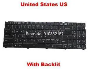 Laptop Backlit Keyboard For Gateway GGNC51518 GGNC51518-BK United States US No Frame Laptop Backlit Keyboard For Gateway GGNC51518 GGNC51518-BK United States US No Frame