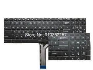 Laptop MS17FK Backlit MS-17EK Keyboard For MSI Bravo 17 A4DDK MS-17FK 17.3' English US Black Laptop MS17FK Backlit MS-17EK Keyboard For MSI Bravo 17 A4DDK MS-17FK 17.3' English US Black