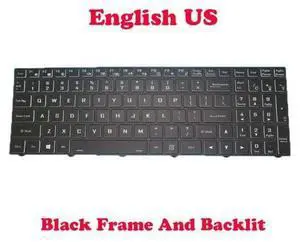 Laptop US Backlit Keyboard For CLEVO NS50MU NS50PU NS51MU NS51PU NS70MU NS70HU NS70PU NS71MU NS71PU United States US Black Frame Laptop US Backlit Keyboard For CLEVO NS50MU NS50PU NS51MU NS51PU NS70MU NS70HU NS70PU NS71MU NS71PU United States US Black Frame