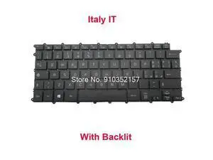 Laptop With Backlit Keyboard For LG 14Z90P 14Z90P-G 14Z90P-K Italy IT Black NO Frame Laptop With Backlit Keyboard For LG 14Z90P 14Z90P-G 14Z90P-K Italy IT Black NO Frame