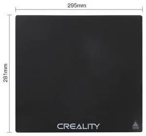 CREALITY 3D Printer Parts Sermoon D1 Black Tempered Glass Build Platform Size 295×281×4mm CREALITY 3D Printer Parts Sermoon D1 Black Tempered Glass Build Platform Size 295×281×4mm