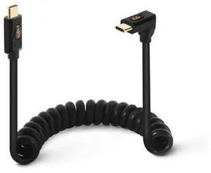 3.9ft USB 4.0 Type C Coiled Cable, Bidirectional 40Gbps, 240W PD Charging, 8K@60Hz Video, Straight to Up Down Angle Male Spring Spiral Cord for Thunderbolt 4/3, Smartphone, Laptop, Monitor 3.9ft USB 4.0 Type C Coiled Cable, Bidirectional 40Gbps, 240W PD Charging, 8K@60Hz Video, Straight to Up Down Angle Male Spring Spiral Cord for Thunderbolt 4/3, Smartphone, Laptop, Monitor