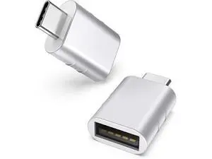 USB C to USB Adapter Pack of 2 USB C Male to USB3 Female Adapter Compatible with MacBook Pro 2021 iMac iPad Mini 6/Pro MacBook Air 2022 and Other Type C or Thunderbolt 4/3 Devices Space Silver USB C to USB Adapter Pack of 2 USB C Male to USB3 Female Adapter Compatible with MacBook Pro 2021 iMac iPad Mini 6/Pro MacBook Air 2022 and Other Type C or Thunderbolt 4/3 Devices Space Silver