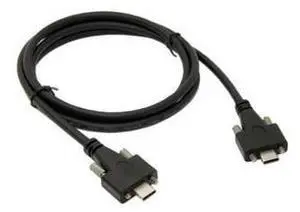 USB 3.1 Type-C Dual M2 Screws Locking to Locking USB-C 10Gbps Data Cable Panel Mount Type 10 ft. USB 3.1 Type-C Dual M2 Screws Locking to Locking USB-C 10Gbps Data Cable Panel Mount Type 10 ft.