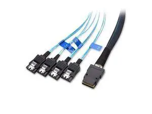 Internal Mini SAS to SATA Reverse Breakout Cable (SFF-8087 to SATA )3.3 Feet Internal Mini SAS to SATA Reverse Breakout Cable (SFF-8087 to SATA )3.3 Feet