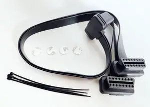 1pc OBD-II Branch Cable, 0.5m, 1 to 2 Splitter for CAN Bus Boards 1pc OBD-II Branch Cable, 0.5m, 1 to 2 Splitter for CAN Bus Boards