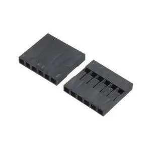 500pcs 2.54mm 1x6p Connector Housing Female for Dupont Cable and Jumper Wire 500pcs 2.54mm 1x6p Connector Housing Female for Dupont Cable and Jumper Wire
