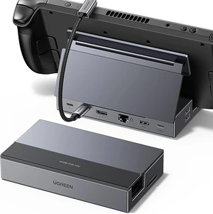 UGREEN Base de plataforma de vapor 9 en 1 USB C Estación de acoplamiento
4K @60Hz HDMI, Gigabit Ethernet, PD 100W, 10Gbps USB A y C 3.2, TF/SD para Steam Deck, Rog Ally, ROG Xbox Ally, Legion Go UGREEN Base de plataforma de vapor 9 en 1 USB C Estación de acoplamiento
4K @60Hz HDMI, Gigabit Ethernet, PD 100W, 10Gbps USB A y C 3.2, TF/SD para Steam Deck, Rog Ally, ROG Xbox Ally, Legion Go