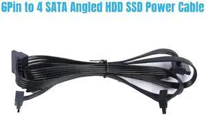 6 Pin 1 to 4 SATA 15Pin Power Supply Cable Port Multiplier for Seasonic FOCUS PLUS Gold FOCUS+ 850FX 750FX 650FX 550FX 6 Pin 1 to 4 SATA 15Pin Power Supply Cable Port Multiplier for Seasonic FOCUS PLUS Gold FOCUS+ 850FX 750FX 650FX 550FX