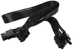 PCIe 8Pin to Dual 8Pin 6+2Pin GPU PSU Cable 60+20cm For Corsair RMi Series Full Modular PSU RM650i RM750i RM850i RM1000i 18AWG PCIe 8Pin to Dual 8Pin 6+2Pin GPU PSU Cable 60+20cm For Corsair RMi Series Full Modular PSU RM650i RM750i RM850i RM1000i 18AWG