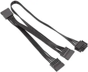 5Pin to 3 Port SATA Hard Driver SSD Power Supply Cable 50+15+15cm For Cooler Master GM Series G750M G650M G550M Semi-Modular 5Pin to 3 Port SATA Hard Driver SSD Power Supply Cable 50+15+15cm For Cooler Master GM Series G750M G650M G550M Semi-Modular