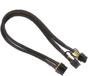 12Pin to Dual 8Pin(6+2Pin) PCIe 8Pin Sleeved Power Splitter Modular Cable for GPU 3080 3090 2060 Seasonic P-860 P-1000 X-1050 12Pin to Dual 8Pin(6+2Pin) PCIe 8Pin Sleeved Power Splitter Modular Cable for GPU 3080 3090 2060 Seasonic P-860 P-1000 X-1050