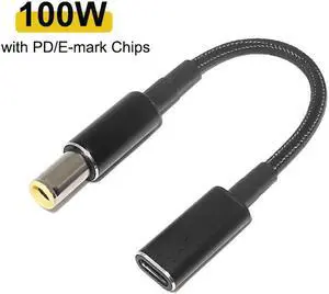 Lirealar 100W USB Type C Fast Charging Cable Cord for Lenovo Thinkpad T61 T60 T420 T430 USB-C to 7.9X5.5mm Laptop Power Adapter Connector Lirealar 100W USB Type C Fast Charging Cable Cord for Lenovo Thinkpad T61 T60 T420 T430 USB-C to 7.9X5.5mm Laptop Power Adapter Connector
