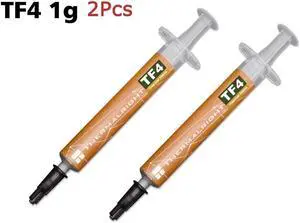 TF4 Carbon Based Heatsink Paste 9.5 W/mK High Performance Thermal Compound Paste for Desktop Laptop Heatsink/GPU/CPU/LED Cooler Material 1g 2Pcs with Tool TF4 Carbon Based Heatsink Paste 9.5 W/mK High Performance Thermal Compound Paste for Desktop Laptop Heatsink/GPU/CPU/LED Cooler Material 1g 2Pcs with Tool