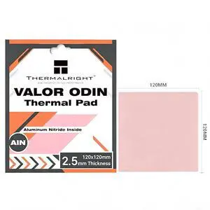 VALOR ODIN Thermal Pad 15w/mk For Notebook,Chip,Graphics Card,Nitride Compound Silicone Pad 120x120x2.5mm VALOR ODIN Thermal Pad 15w/mk For Notebook,Chip,Graphics Card,Nitride Compound Silicone Pad 120x120x2.5mm