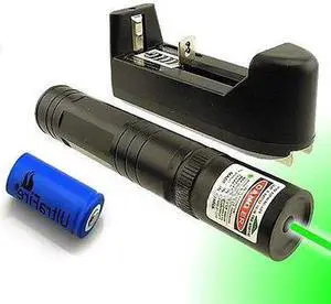 532nm Green Laser Pointer Light Pen Lazer Beam High Power 5mw +16340+Charger 532nm Green Laser Pointer Light Pen Lazer Beam High Power 5mw +16340+Charger
