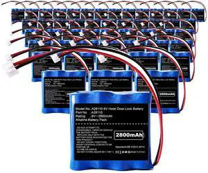 50Pcs A28110 Door Lock Battery Compatible with SAFLOK A28110, Fits 884952, A28110, A28100, DL-12/4, HTL-11/13, Intellis, MT 50Pcs A28110 Door Lock Battery Compatible with SAFLOK A28110, Fits 884952, A28110, A28100, DL-12/4, HTL-11/13, Intellis, MT