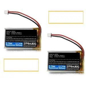 2Pcs 270mAh 50006764 Battery Compatible with Mitel 6869 6940 6930 6970 6865i 6863i 6865 6867i 6869i 6905 6900 6910 6920, 50005711 Battery NiMH 2Pcs 270mAh 50006764 Battery Compatible with Mitel 6869 6940 6930 6970 6865i 6863i 6865 6867i 6869i 6905 6900 6910 6920, 50005711 Battery NiMH