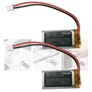 (2Pcs) 3.7V 602040 Battery with 2 Wires XH2.54mm Connector 602040 High Temperature Resistant Battery for Mouse and Keyboard Built-in Universal NiMH (2Pcs) 3.7V 602040 Battery with 2 Wires XH2.54mm Connector 602040 High Temperature Resistant Battery for Mouse and Keyboard Built-in Universal NiMH