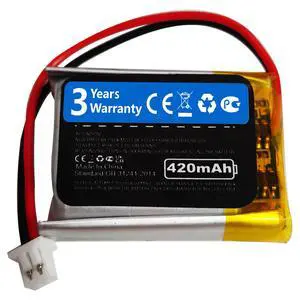 420mAh PL-762229 Battery fits Educator ET-300 Transmitter ET-302 Transmitter Dog Collar ET-300-L Transmitter ET-300TS/ET-302/ET-302-L/ET-402 Receiver ET-300-L PL-762229 V2015-E05 NiMH 420mAh PL-762229 Battery fits Educator ET-300 Transmitter ET-302 Transmitter Dog Collar ET-300-L Transmitter ET-300TS/ET-302/ET-302-L/ET-402 Receiver ET-300-L PL-762229 V2015-E05 NiMH