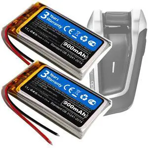 2Pcs 900mAh BAT00007 Battery Compatible with Cardo Packtalk Duo, Scala Rider Packtalk, SRPT0102 Battery Ni-MH 2Pcs 900mAh BAT00007 Battery Compatible with Cardo Packtalk Duo, Scala Rider Packtalk, SRPT0102 Battery Ni-MH