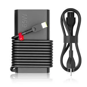 65W USB-C Laptop Charger Compatible with Lenovo ThinkPad Type C Notebooks | Power Adapter for Lenovo ThinkPad X1 Carbon, T14, X13, Yoga, ThinkBook 13s Chromebook. Supports USBC PD Fast Charging 65W USB-C Laptop Charger Compatible with Lenovo ThinkPad Type C Notebooks | Power Adapter for Lenovo ThinkPad X1 Carbon, T14, X13, Yoga, ThinkBook 13s Chromebook. Supports USBC PD Fast Charging