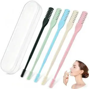 5-Pcs Nose Hair Trimmer 2-in-1, 2026 New Double-Sided 360° Rotating Manual Nasal Hair Cutter, Portable Nose Trimmer for Men & Women, Reusable Easy-to-Clean Hair Remover 5-Pcs Nose Hair Trimmer 2-in-1, 2026 New Double-Sided 360° Rotating Manual Nasal Hair Cutter, Portable Nose Trimmer for Men & Women, Reusable Easy-to-Clean Hair Remover