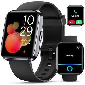 Smartwatch for Women/Men, Compatible with Android & iPhone, 1.8'' Fitness Tracker Watch with Alexa, Call & Notification Alerts, Heart Rate & Sleep Monitor, 120 Sports Modes, Waterproof Smart Watch Smartwatch for Women/Men, Compatible with Android & iPhone, 1.8'' Fitness Tracker Watch with Alexa, Call & Notification Alerts, Heart Rate & Sleep Monitor, 120 Sports Modes, Waterproof Smart Watch