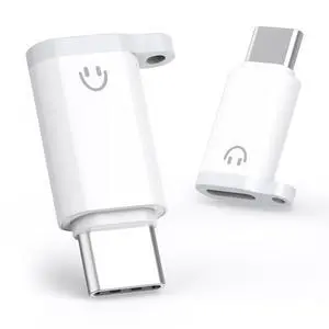 Lightning to USB-C Adapter Audio for Headphones, 2 Pack USB-C Male to Lightning Female Earbuds Adapter with Mic & Line Control, No Charging/Data, Compatible with iPhone 15/16/17, iPad, USB-C Devices Lightning to USB-C Adapter Audio for Headphones, 2 Pack USB-C Male to Lightning Female Earbuds Adapter with Mic & Line Control, No Charging/Data, Compatible with iPhone 15/16/17, iPad, USB-C Devices