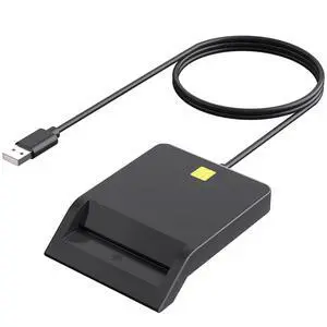 CAC Reader Military, Smart CAC Card Reader, DOD Military USB-A Common Access CAC Card Reader Compatible with Windows, Mac OS CAC Reader Military, Smart CAC Card Reader, DOD Military USB-A Common Access CAC Card Reader Compatible with Windows, Mac OS